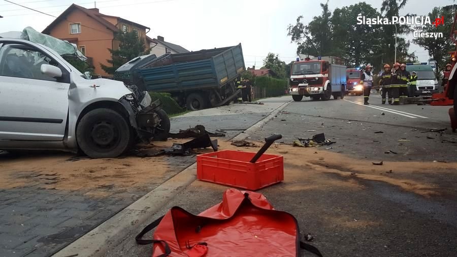 Zdjęcie z miejsca zdarzenia /Śląska policja /