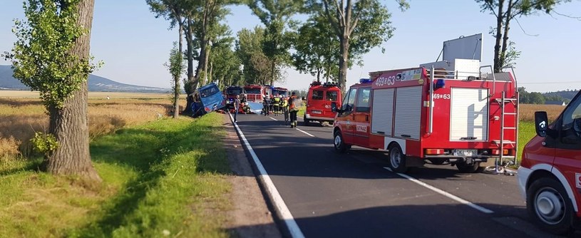 Zdjęcie z miejsca zdarzenia / OSP DOMASZKÓW /