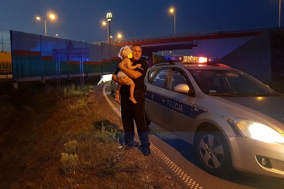 Zdjęcie z miejsca zdarzenia /Łódzka policja /