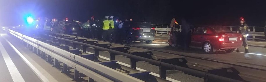 Zdjęcie z miejsca zdarzenia /INFORMACJE DROGOWE JAWORZNO I OKOLICE/Andrzej Bolek  /Gorąca Linia RMF FM