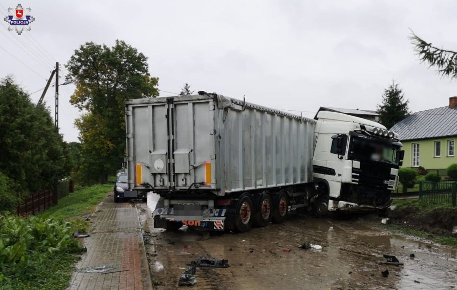Zdjęcie z miejsca zdarzenia /lubelska.policja.gov.pl /