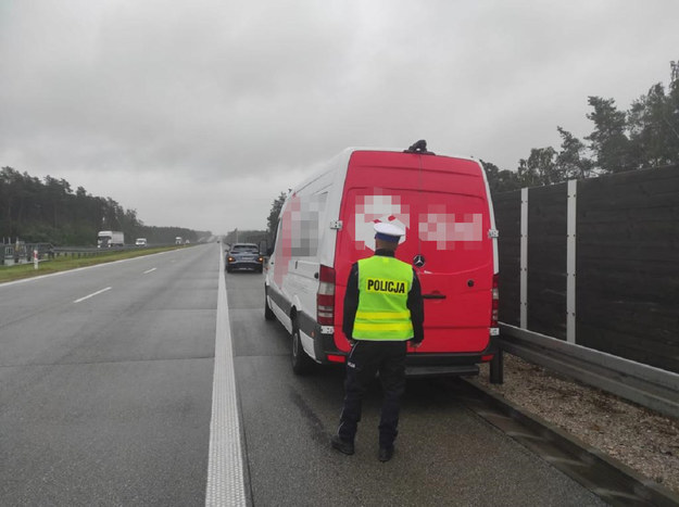 Zdjęcie z miejsca zdarzenia /KWP Łódź /