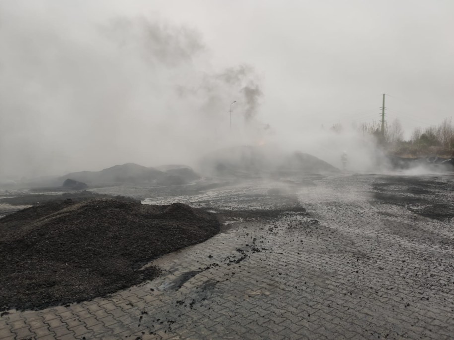 Zdjęcie z miejsca zdarzenia /FOT. KP PSP w Opocznie /