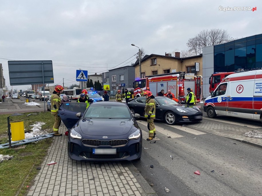 Zdjęcie z miejsca zdarzenia /Śląska policja /