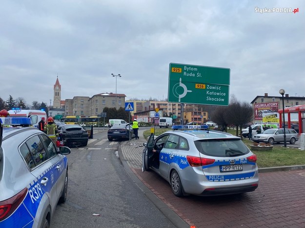 Zdjęcie z miejsca zdarzenia /Śląska policja /