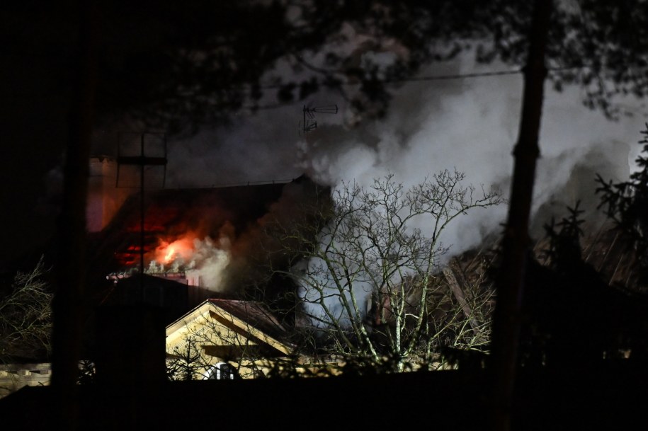 Zdjęcie z miejsca zdarzenia /Piotr Polak /PAP