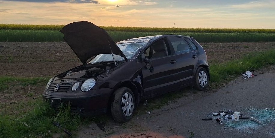 Zdjęcie z miejsca zdarzenia /KPP Puławy /Policja