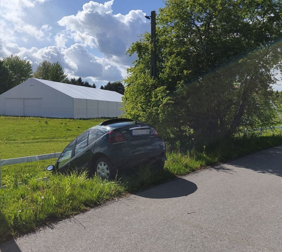 Zdjęcie z miejsca zdarzenia /KPP Puławy /Policja