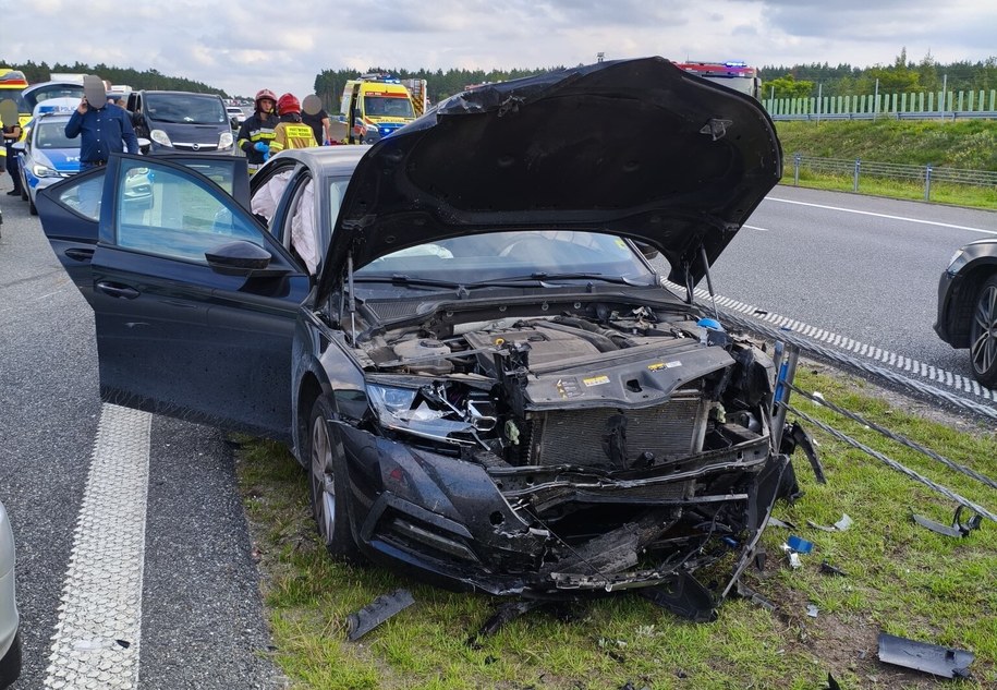 Zdjęcie z miejsca zdarzenia /KM PSP Toruń /Facebook