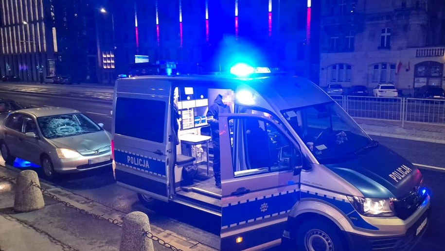 Zdjęcie z miejsca zdarzenia /Wydział Wywiadowczo-Patrolowy Komendy Stołecznej Policji /