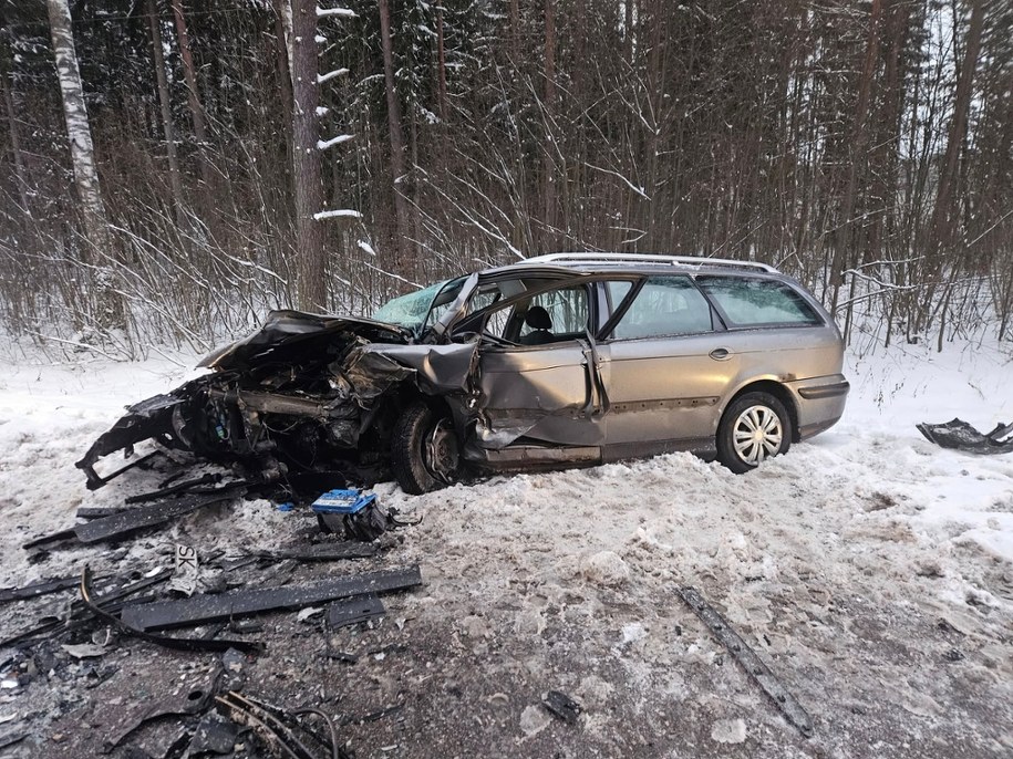 Zdjęcie z miejsca zdarzenia /Podlaskie 112 - Zgłoś Kolizję! (Facebook) /