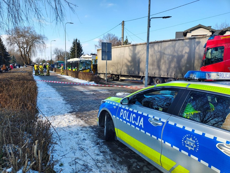 Zdjęcie z miejsca zdarzenia /Komenda Powiatowa Policji w Bełchatowie  /