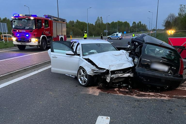 Zdjęcie z miejsce wypadku /Policja Podkarpacka /