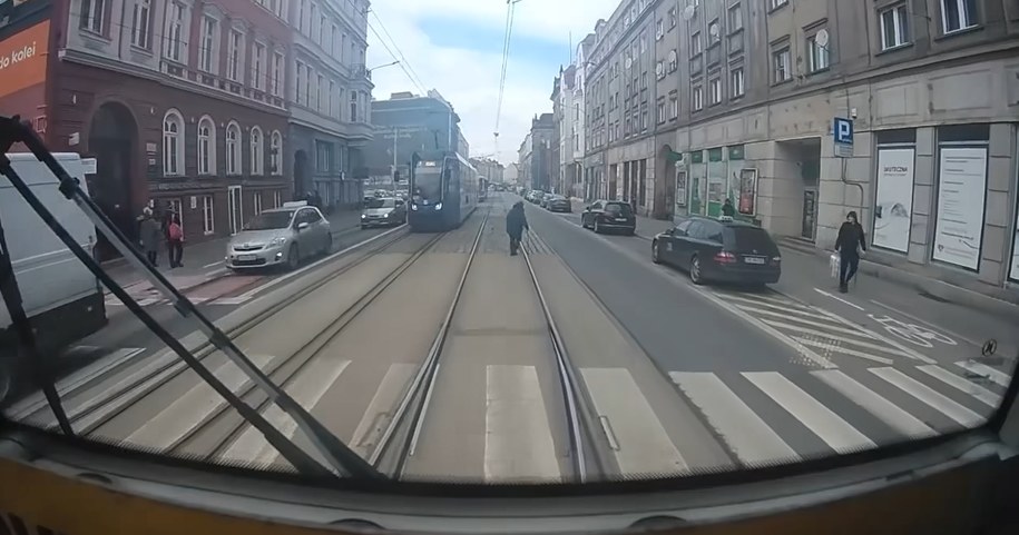 Zdjęcie z monitoringu w tramwaju /MPK Wrocław /Facebook