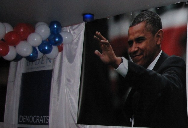 Zdjęcie z "narożnika Obamy" /Maciej Grzyb /RMF FM