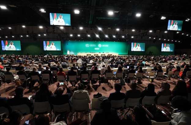 Zdjęcie z otwarcia szczytu klimatycznego w Dubaju. /	ALI HAIDER /PAP/EPA