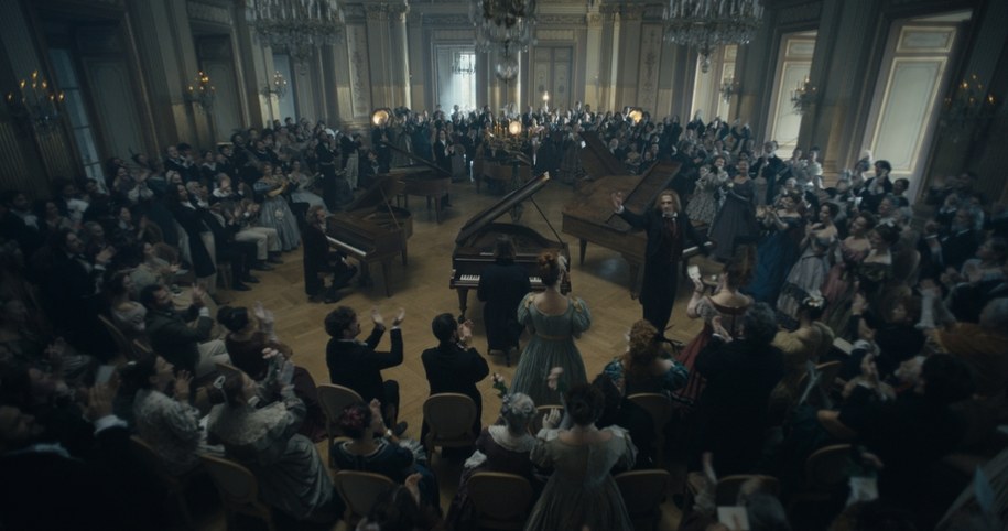 Zdjęcie z planu filmu "Chopin, Chopin" /Michał Sobociński /Materiały prasowe