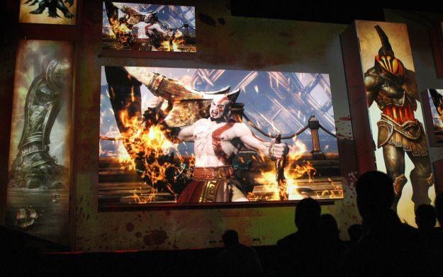 Zdjęcie z pokazu nowej odsłony gry God of War: Wstąpienie /AFP