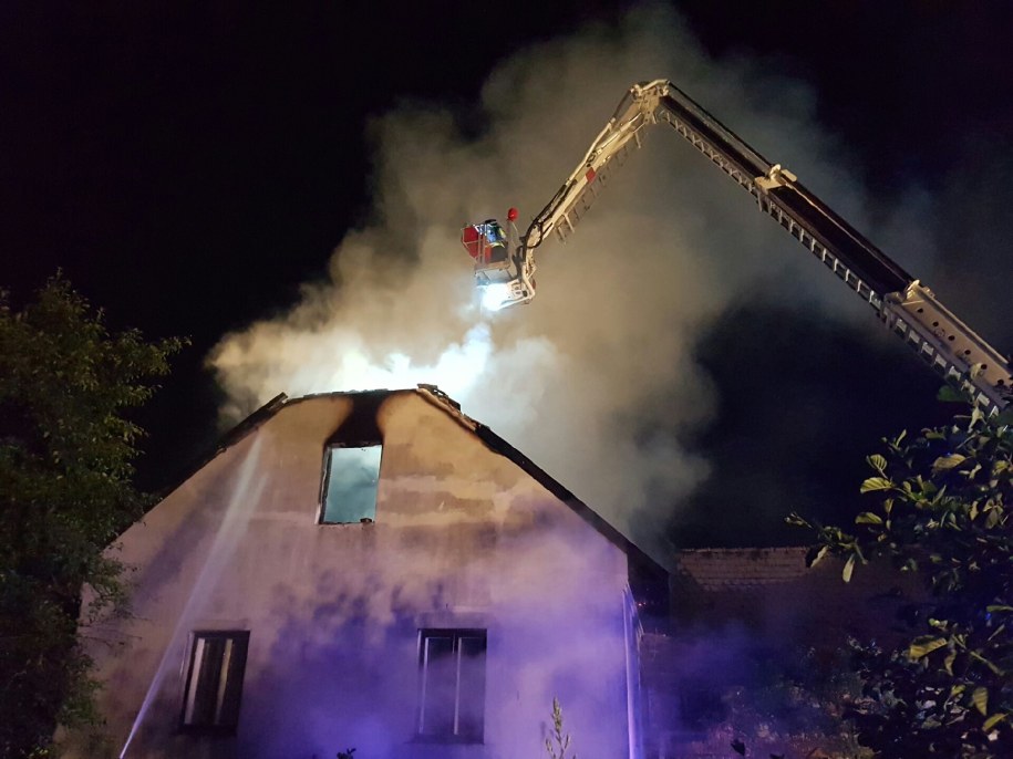 Zdjęcie z pożaru /Gorąca Linia RMF FM /Gorąca Linia RMF FM