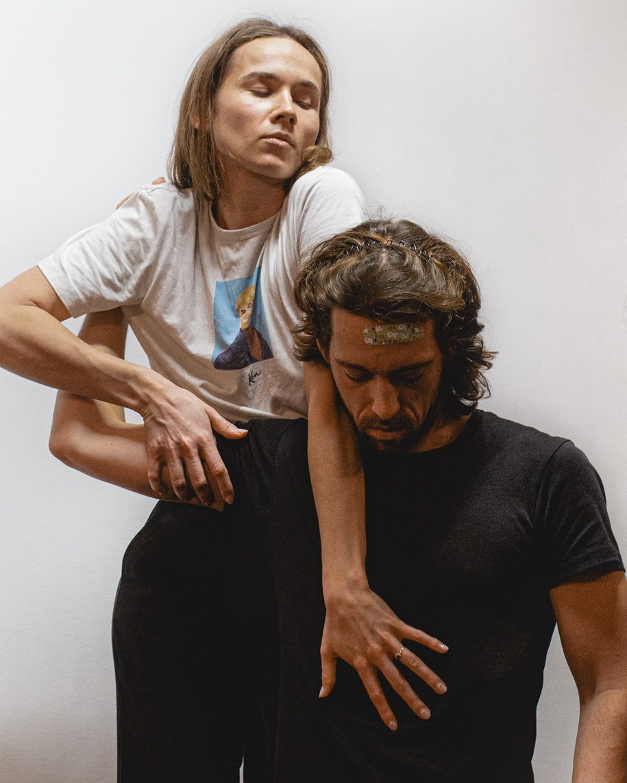 Zdjęcie z próby spektaklu /Materiały prasowe