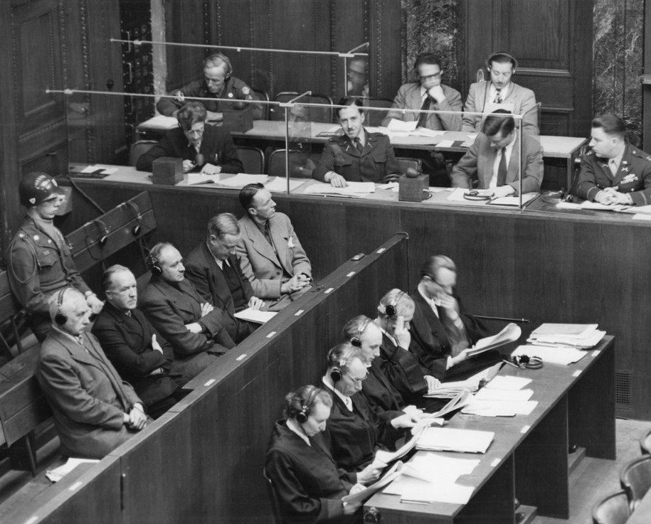 Zdjęcie z procesów norymberskich /National Archives and Records Administration/Science Photo Libra /East News