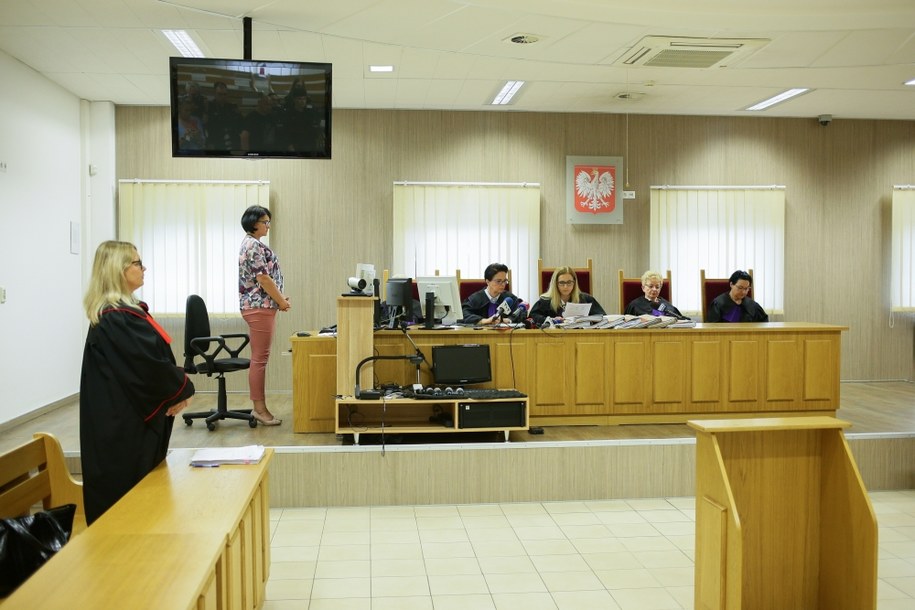 Zdjęcie z sali rozpraw Sądu Okręgowego w Rybniku /Zbigniew Meissner /PAP