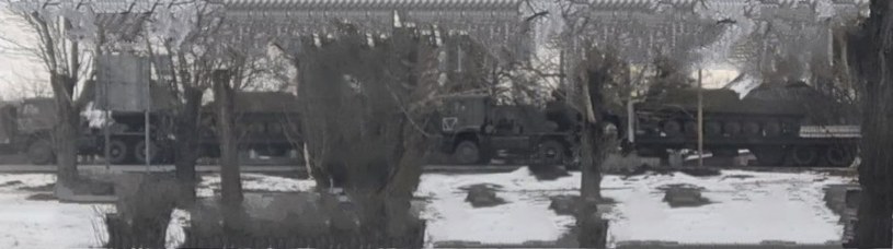 Zdjęcie z transportem wozów BTR-50 (2) /Telegram/ChDambiev /materiał zewnętrzny