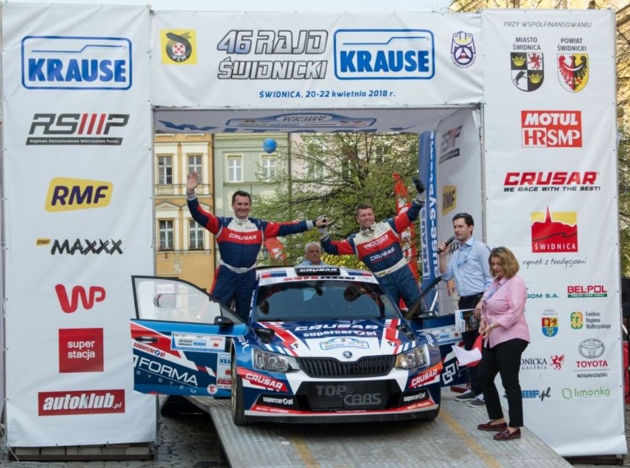 Zdjęcie z ubiegłorocznego Rajdu Świdnickiego-Krause /Rajdowe Samochodowe Mistrzostwa Polski /