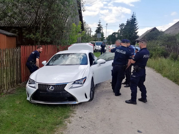 Zdjęcie z zatrzymania mężczyzny /Policja