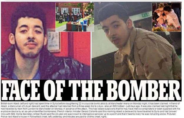 Zdjęcie zamachowca publikuje brytyjska gazeta Daily Mail /