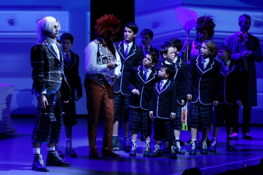 zdjęcie ze spektaklu "Akademia Pana Kleksa" &nbsp;