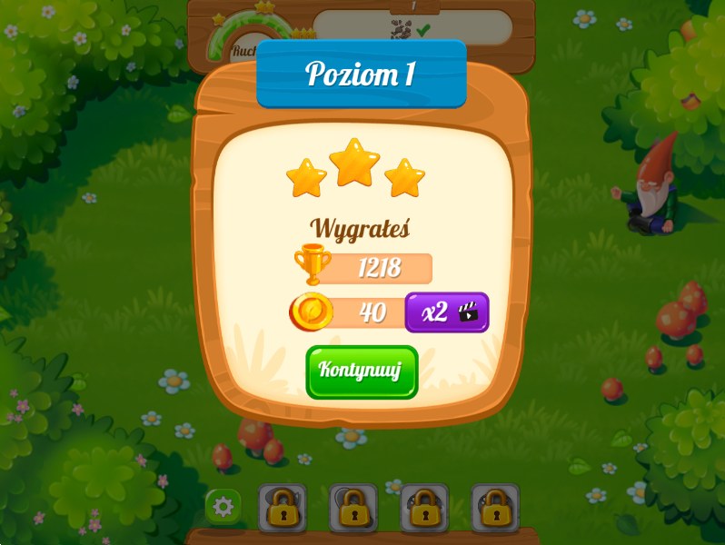 Zdobycie poziomu w Garden Tales 3
