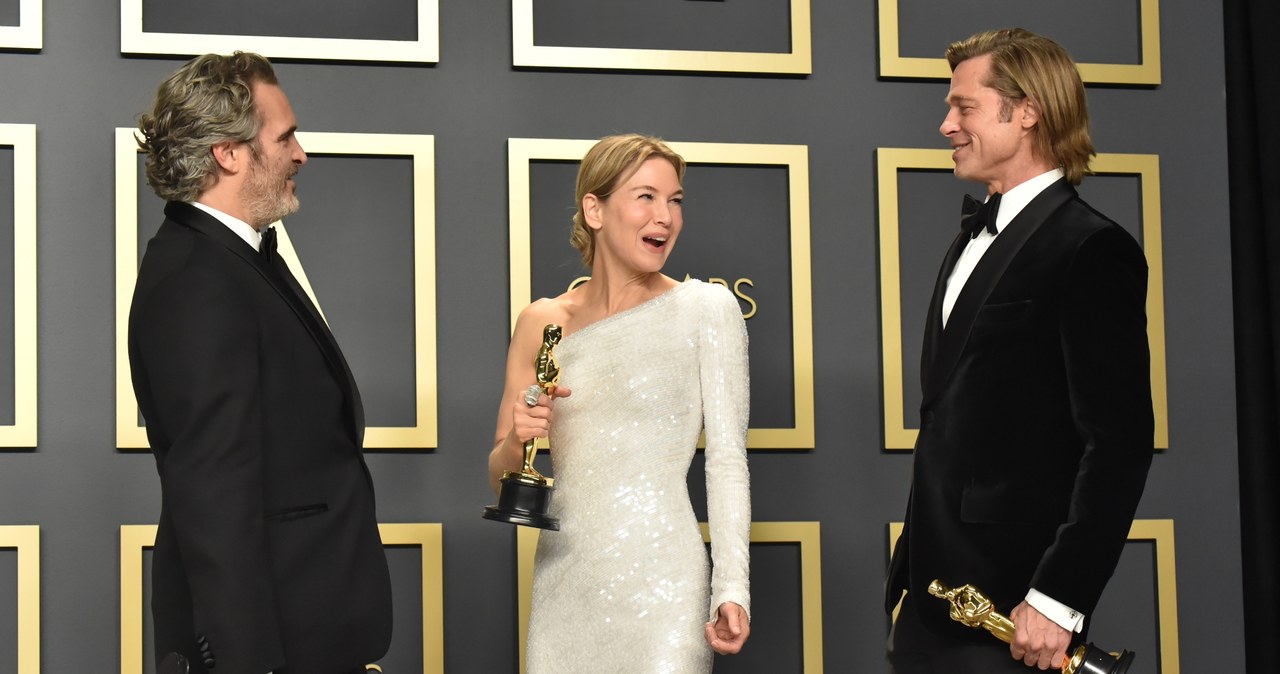 Zdobywcy tegorocznych Oscarów:  Joaquin Phoeniz, Renée Zellweger i Brad Pitt /Getty Images