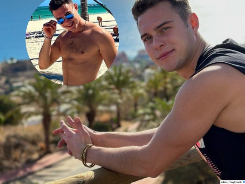 Zdrójkowski chwali się umięśnioną klatą na wakacjach! Fanki zachwycone: "Aż zrobiło mi się gorąco" /www.instagram.com/adam_zdrojkowski /Instagram