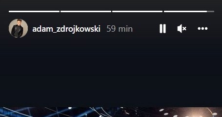 Zdrójkowski udostępnił post Krzysztofa Ibisza na temat Wiktorii Gąsiewskiej /Screen z instastory www.instagram.com/adam_zdrojkowski /Instagram
