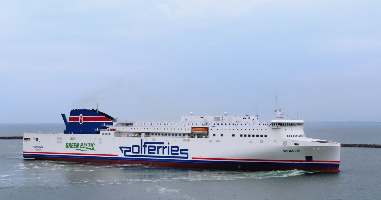 Ze Świnoujścia do Ystad w Szwecji wypłynął nowy prom Varsovia Polskiej Żeglugi Bałtyckiej Polferries /X / Polferries /