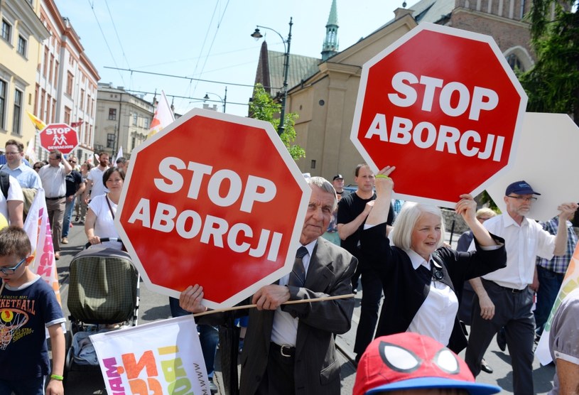 Zebrano 100 tys. podpisów pod projektem ustawy zakazującej aborcji /Piotr Guzik /Agencja FORUM