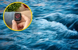 Zegarek Apple uratował kobietę, której noga ugrzęzła w dnie rzeki