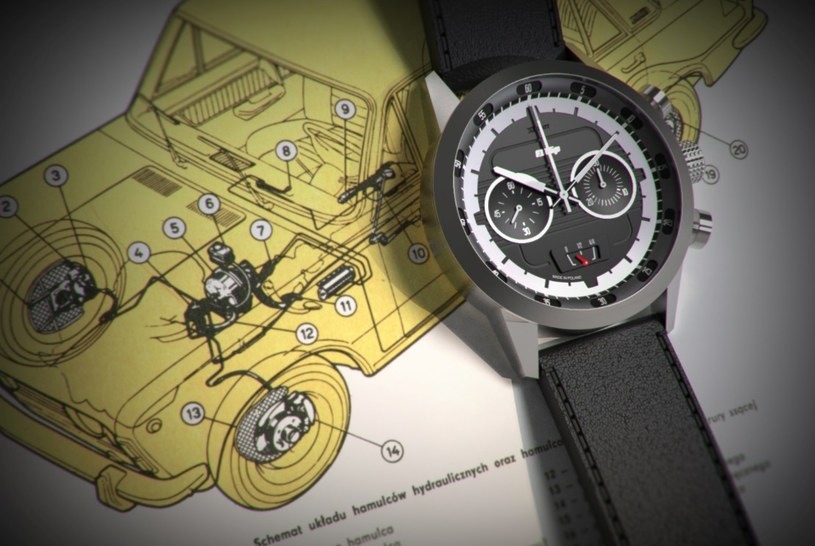 Zegarek F125p Akropolis jest hołdem dla Fiata 125p /INTERIA.PL/materiały prasowe