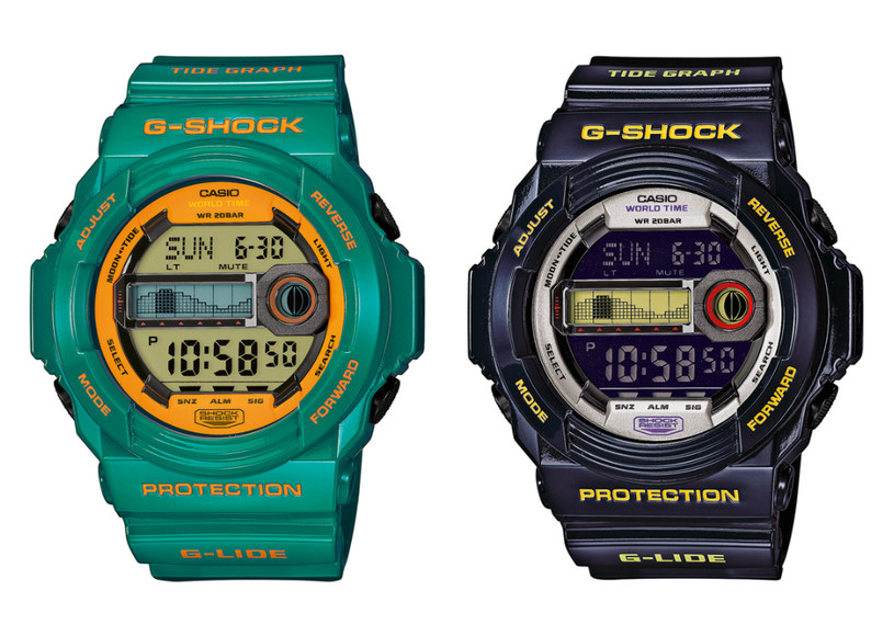 Zegarek G-Shock GLX-150B-3ER - nie tylko dla surferów /materiały prasowe
