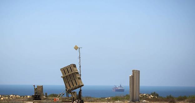 Żelazna Kopuła w Aszkelonie strzeże terytorium Izraela. Fot. Ilia Yefimovich /Getty Images/Flash Press Media
