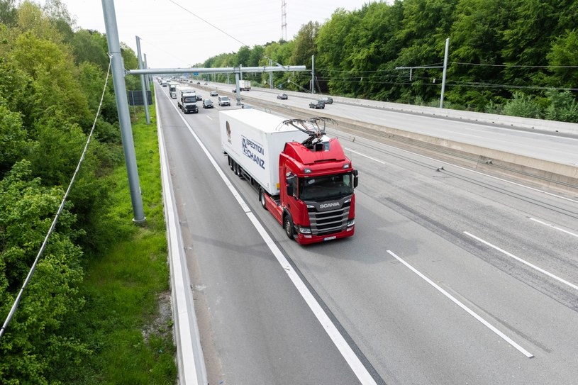 Zelektryfikowany fragment autostrady / Fot: Siemens /Informacja prasowa