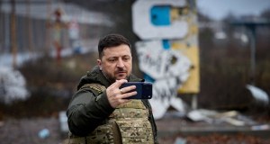 Zełenski 1,3 km od pozycji rosyjskich i 500 metrów od szarej strefy