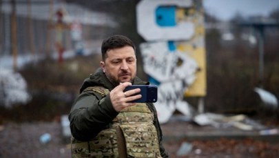 Zełenski 1,3 km od pozycji rosyjskich i 500 metrów od szarej strefy