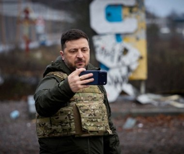 Zełenski 1,3 km od pozycji rosyjskich i 500 metrów od szarej strefy