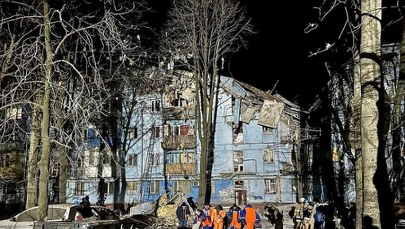 Zełenski: Będzie odpowiedź na bestialski ostrzał Zaporoża [RELACJA]