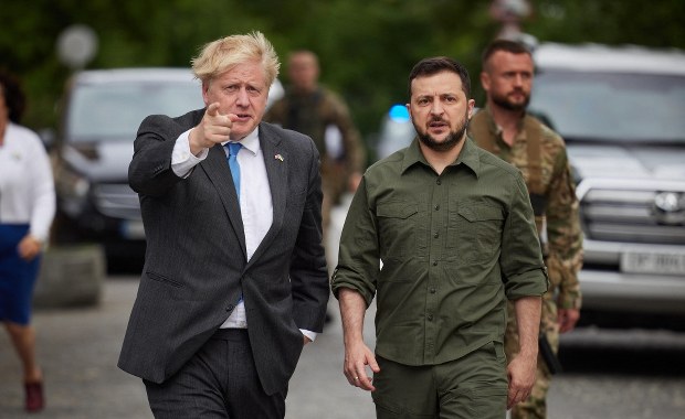 Zełenski: Boris Johnson był prawdziwym przyjacielem Ukrainy [ZAPIS RELACJI]