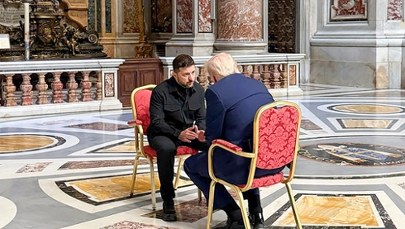 Zełenski i Trump spotkali się w Watykanie
