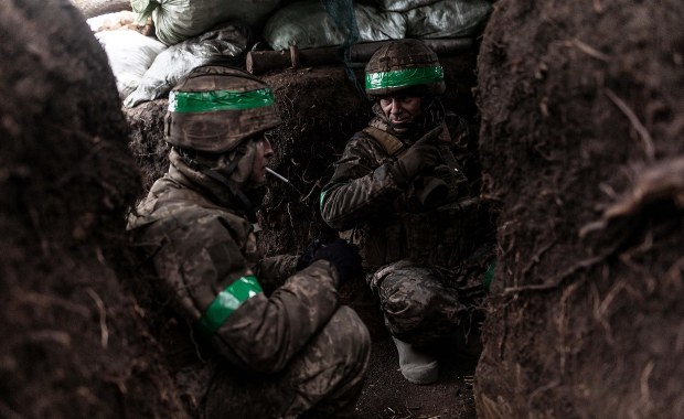 Zełenski: Natarcie Rosjan zatrzymane [ZAPIS RELACJI]