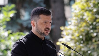 Zełenski: Osiem dronów uderzeniowych wymierzonych w Polskę